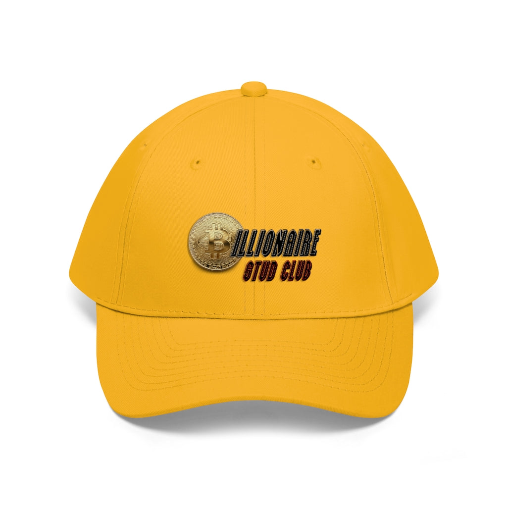 Unisex Bitcoin Billionaire Stud Club Twill Hat Cap – Rojen's Den