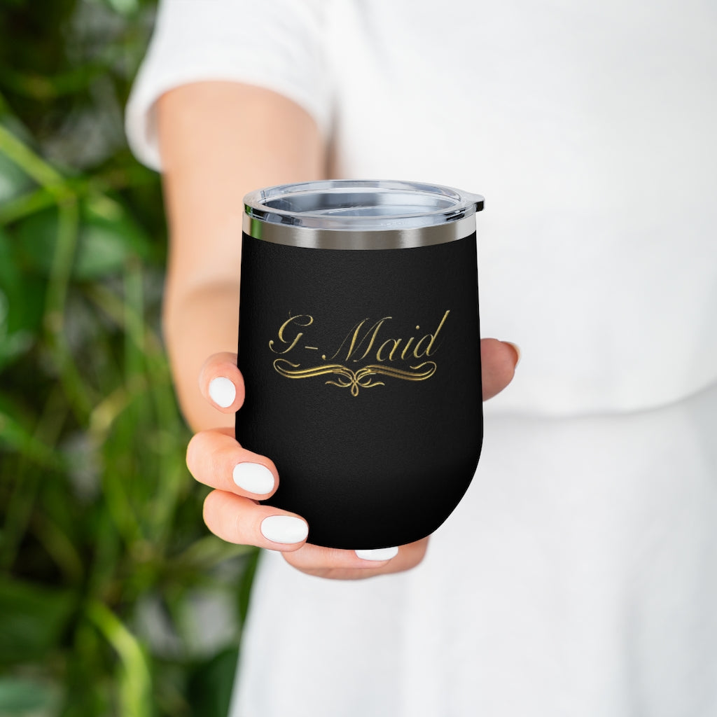 G Maid 12oz Insulated Wine Wedding Party Tumbler