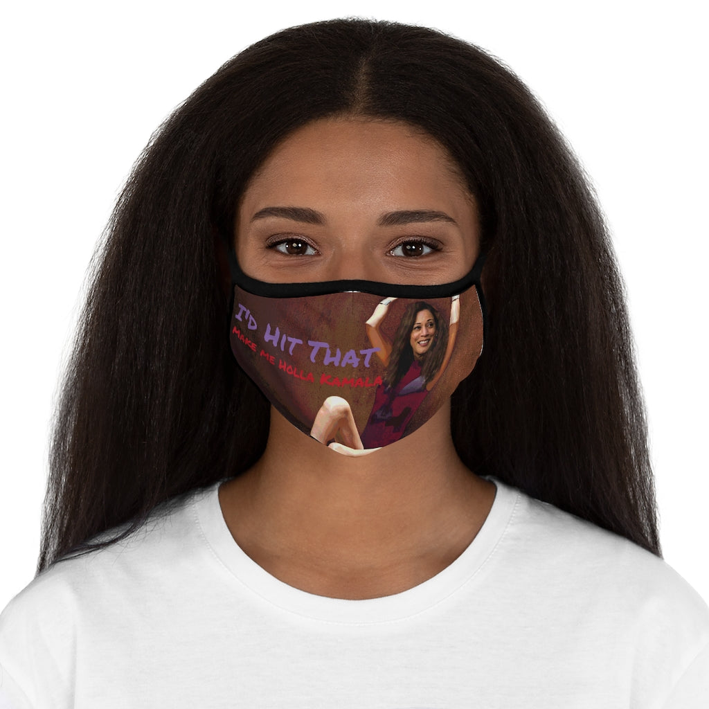 Kamala Harris I'd Hit That -Fitted Polyester Face Mask